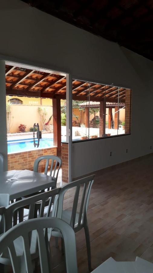 Chacara Bella Vida Com Piscina Churrasqueira Salao De Festas Fogao A Lenha Quadra アラサリグアマ エクステリア 写真